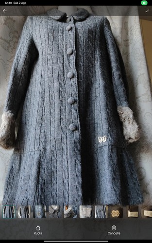 Cappotto donna vintage con - cappotto,