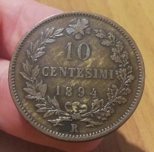 Rara centesimi 1894 roma - 10,