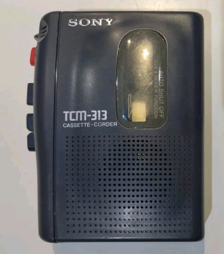 Sony tcm 313 walkman cassette - sony,