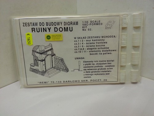 Diorama rovine casa ruiny - ruiny, domu