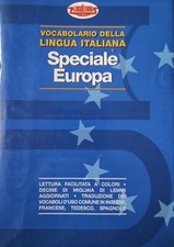 VOCABOLARIO DELLA LINGUA ITALIANA - SPECIALE EUROPA