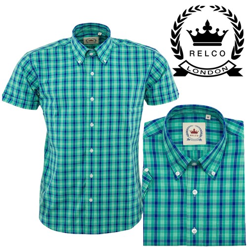 Camicia uomo relco blu - relco, verde