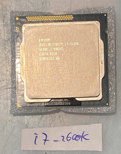 Cpu intel core 2600k - cpu,