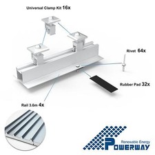 Kit montaggio 6 Moduli x tetto