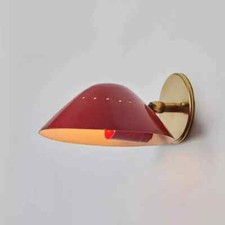 Applique ciotola ottone rosso
