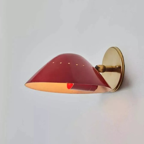 Applique ciotola ottone - , rosso
