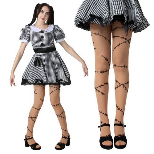 Costume bambola straccio rotto - bambola,
