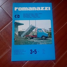 ROMANAZZI IVECO 3-5 TONN RIBALTABILE TRILATERALE brochure originale 1979