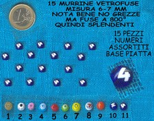 15 murrine di murano cotte