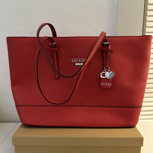 Guess red tote bag - tote,