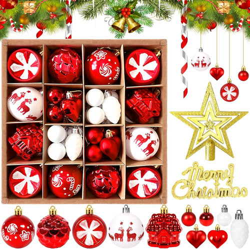 Palline natale 42 pz - palline, di