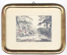 CORNICE ORO FOGLIA con Litografia  Philibert-Louis Debucourt arredamento d'epoca