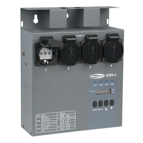 Showtec dim canali - canali, dmx