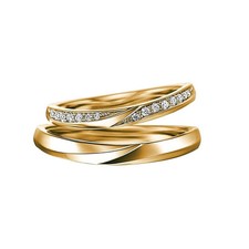 Fede per coppia nuziale in oro