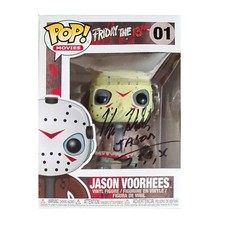 Kane Hodder Signed Funko POP! Jason Voorhees Friday the 13th Autografo Horror