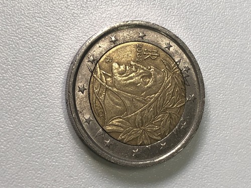 Moneta euro dante alighieri - 2,