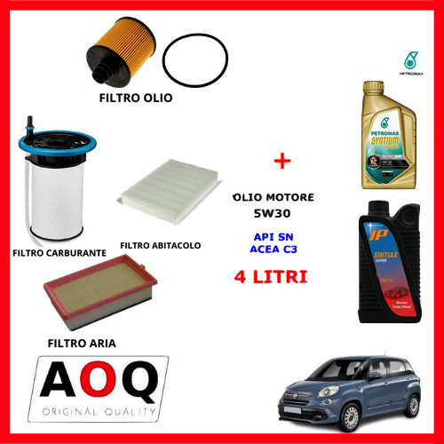 Kit tagliando fiat 500 - kit, l