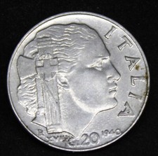 1940 Italy 20 Centesimi