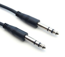 6Ft 1/4" 6.35mm TRS Male to
