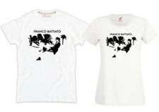 Shirt franco battiato bianca - t-shirt,