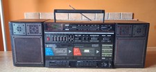 METHODO RCR-123 BOOMBOX RADIO STEREO DOUBLE CASSETTE VINTAGE 