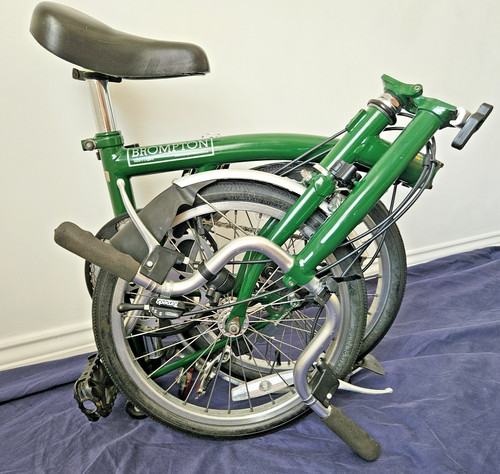 Brompton m3l verde vintage - brompton,