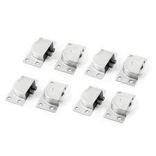 Set 4 paia armadio metallo argentato mobili porta scorrevole rullo per armadio