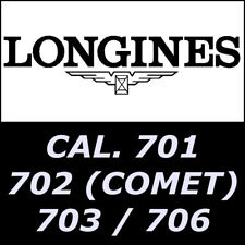 Ricambi movimento orologio Longines cal 701 / 702 (Cometa) / 703 / 706