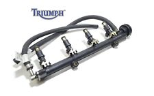 Flauto supporto gruppo iniettori benzina originali Triumph Speed Four 600 Baby