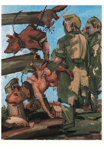 Cartolina georg baselitz - cartolina:,