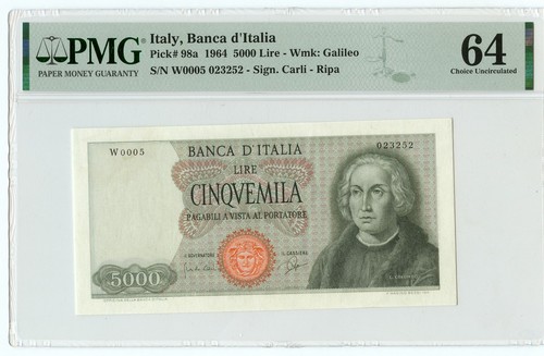 5000 lire cristoforo colombo - 5000,