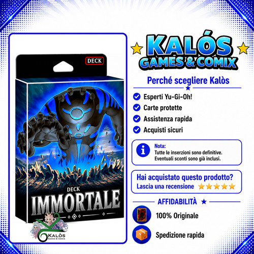 Yugioh mazzo deck - deck, immortale