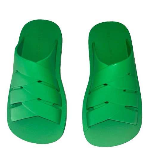 Sandali gomma verde sliders - in,