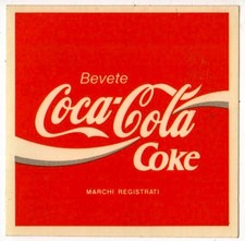COCA-COLA ITALIA VINTAGE  80'S