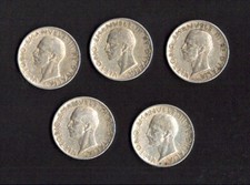 1926/1930 - LOTTO/MITAC1 - REGNO D'ITALIA - 5 LIRE AQUILINO ARGENTO - SERIE COMP