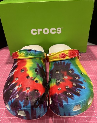 Crocs tie dye rainbow taglia - dye,