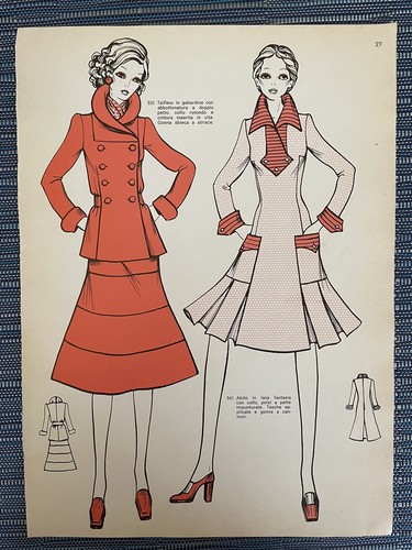 Fashion paper page print - fashion,