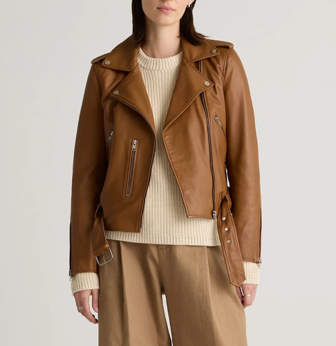 Giacca donna pelle cammello - giacca,