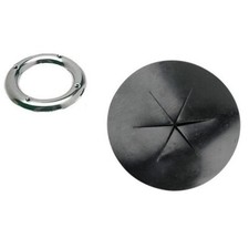 GHIERA PASSACAVO INOX 90 MM E GUARNIZIONE NERA IN PVC  ACCESSORI BARCA NAUTICA