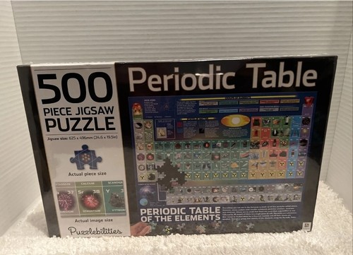 Puzzle tavola periodica 500 - tavola,