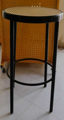 Sgabello alto thonet - alto, paglia