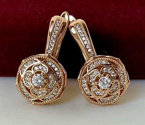 Luxus ohrringe blume - luxus,