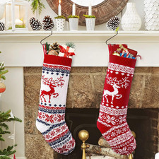 Calze Natale Da Appendere Set Di 2, Calze Natalizie Da Appendere Calze Befana Vu