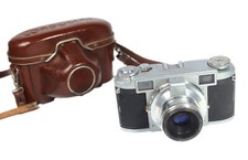 Rara macchina fotografica Lordomat 35mm pellicola anni 50, pulita e con custodia