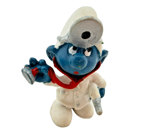 Vintage 1978 doctor smurf - vintage,