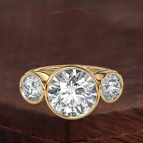 Fede nuziale diamante creato - nuziale,