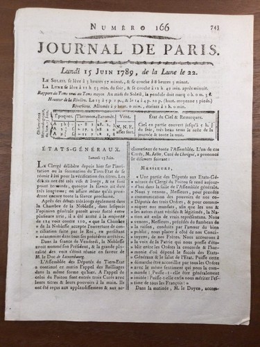 Stati generali 1789 poitou - stati,
