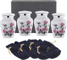 - Set Di 4 Mini Urne Bianche