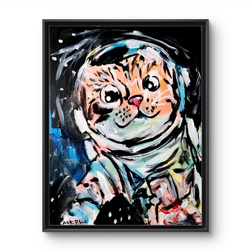 Quadro gatto spaziale - quadro,