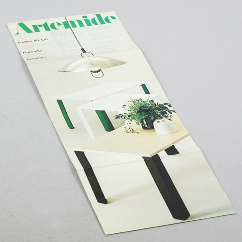Rare artemide depliant - rare,